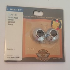 32747-99 Spark Plug Cover Chrome Plain 99 Later Twin Cam 88 Models 32747-99 Spark Plug Cover Chrome Plain 99 Later Twin Cam 88 Models