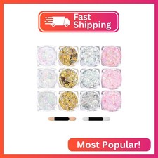 Body Glitter Sparkle Chunky Face Hair Glitter Makeup Gel for Girls Women