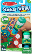 Melissa and Doug Sticker Wow   Fox Bundle: 24-Page Activity Pad Sticker Dinosaur