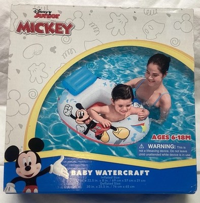 Disney Mickey Baby Float 6-18M Inflatable Swim Ring Toddler Pool Float