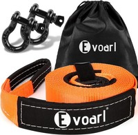 Schwerlast Abschleppseil Set, 8T LadekapazitäT, Polyester, 5M X 5Cm