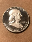 1957 Franklin Half Dollar - Proof - As Shown! (#1832)
