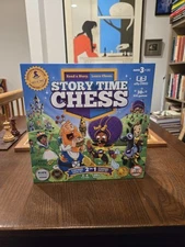 Story Time Chess Educational Game Ages 3 To 103 2 In 1 Chess Pieces! 2-4 Players