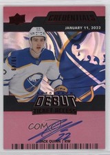 2024-25 Credentials 2022-23 Update Debut Ticket Access Red /49 Jack Quinn Auto