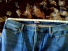 Men's Lands’ End Square Rigger Relaxed Fit Blue Denim Jeans 42 waist 32  Inseam — photo 4