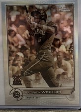 2022 Topps Chrome - Patrick Wisdom #198 Sepia Refractor