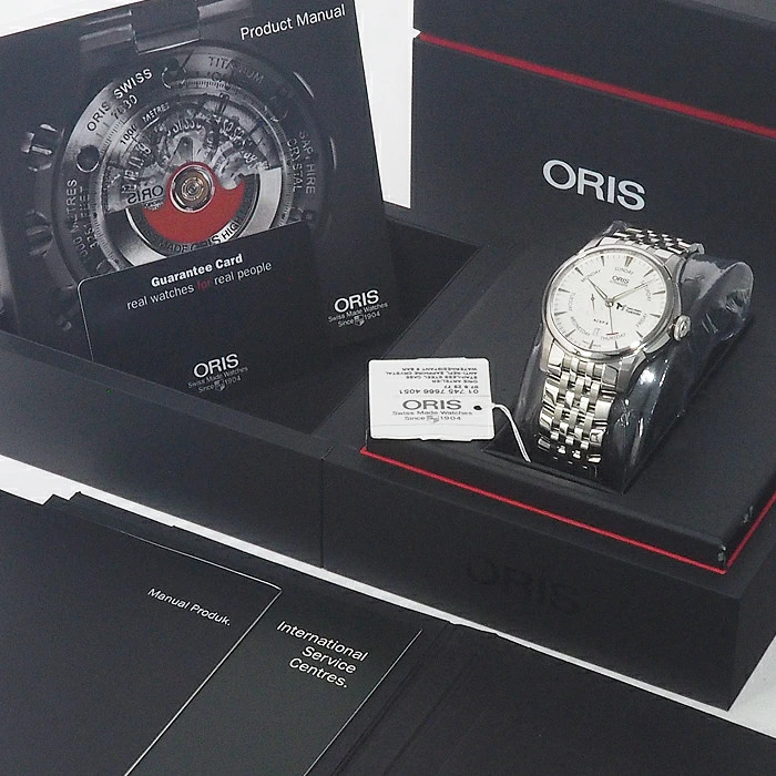 Oris Artelier Small Second Pointer Date 7666 Used… - image 9