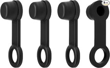 4 Pcs Car Brake Bleeder Screw Caps Universal Rubber Dust Color Style A 4pcs