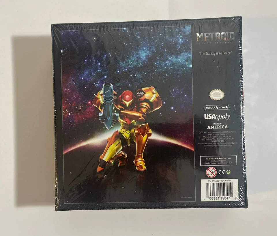 Metroid Samus Returns New Sealed 550 Piece Puzzle GameStop Exclusive NEW - Image 3 of 4