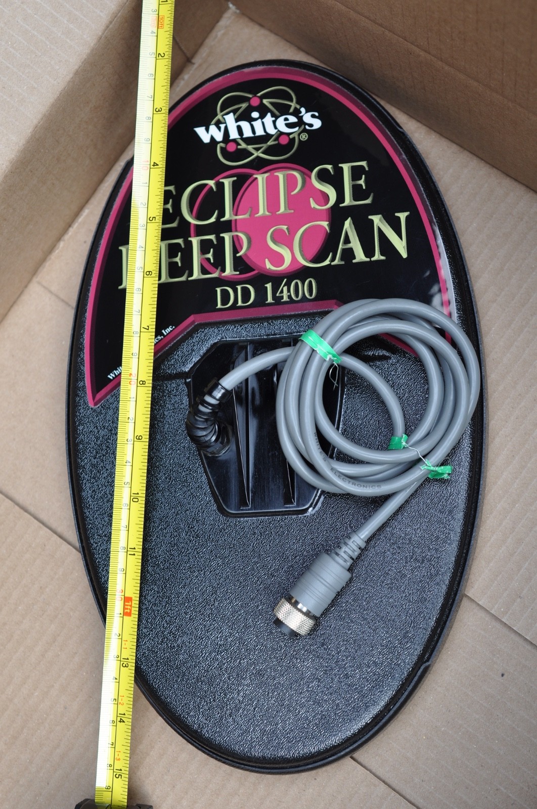 White's Eclipse Deep Scan DD 1400 Search Coil 624-0438 Metal Detector MXT E