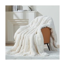Mr. Sandman Weighted Blankets for Adults Queen Size 15lbs, Warm Sherpa Fleece...