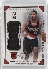 2015-16 Panini National Treasures NBA Rookie Material 85/99 Luis Montero #4 k4s