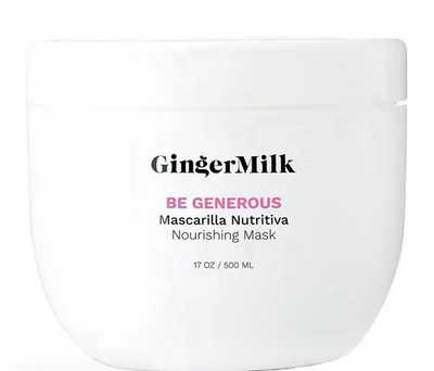 #ad GingerMilk Be Generous Nourishing Mask Tamarind Ginger Biotin Castor Oil 17oz $25.00