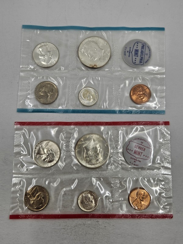 1964 United States Mint Uncirculated Silver Mint Set 🇺🇸 90% Silver Coins
