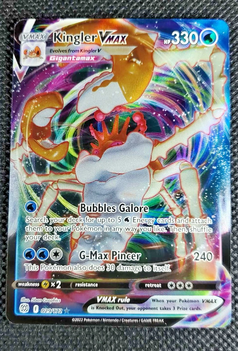 Kingler VMAX 029/172 Swsh Brilliant Stars Holo