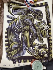 SDCC 2025 Exclusive Mondo Hulu Alien Earth Poster Pam Wishbow Variant