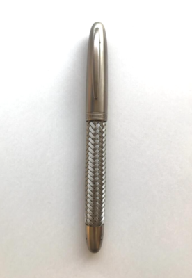 PORSCHE DESIGN P'3110 TEC FLEX Silver Cap type Ballpoint Pen (No