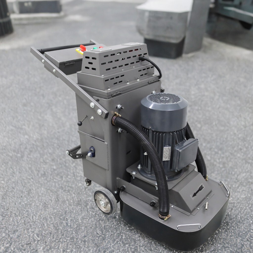 Concrete Floor Grinder Cement Ground Polishing Machine with 9 Grinding Head 220V