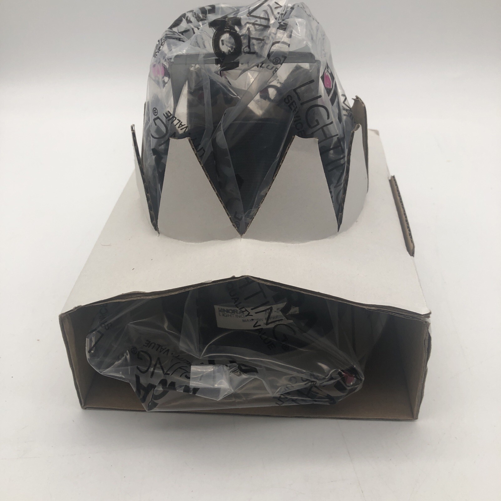 Halo recessed lighting 5" deep Phenolic Baffle with Ring NT-5012B-Black & White