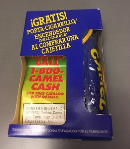 Vintage New Old Stock Joe Camel Tube Cigarette Carrier And ...