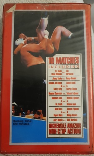 WORLD PRO WRESTLING FROM JAPAN VOLUME 2 VHS VIDEO WWE WWF RARE JIMMY SNUKA - Picture 2 of 2