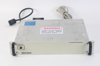 Behlam ST-3000-1 AC Power Source Power Supply 107-542-000
