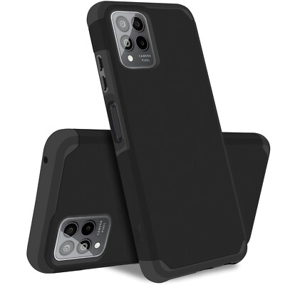 For Revvl 6 Pro 5G (Quad Camera) Strong Heavy Duty Tough Hybrid Case Cover
