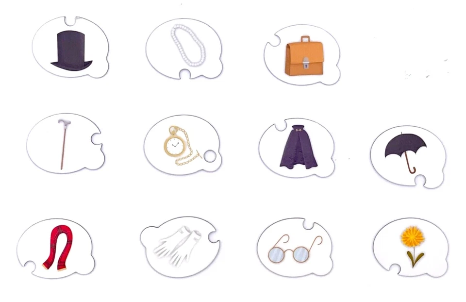 Out Foxed Game Cooperative Whodunit Запасные Части Кости Карты Двигатель Вы Выбираете - Изображение 3 из 4