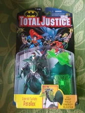 PARALLAX Emerald Twlight w/Warp Field Energy Blaster 1997 Total Justice Kenner 
