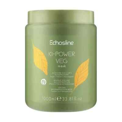 Echosline Ki-Power Veg Mask Reconstruction Damaged Hair 1000 ml./33.3 fl.oz.