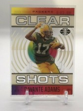 2021 Panini Illusions Football DAVANTE ADAMS Clear Shots Insert #CS-8 Packers!!