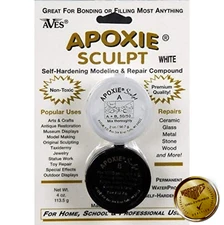 Aves Super White 1/4 Lb - Air Dry Modeling Clay Compound Self Hardening