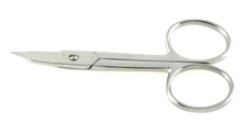 Xcel Nail Cuticle Scissors Curved Fine Point Grooming Trimming Manicure Tool
