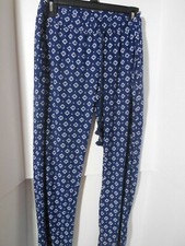NEW Chicago Bears Soft Feel Lounge Sleep Pants NFL Shop SZ Med Blue Royal Ladies