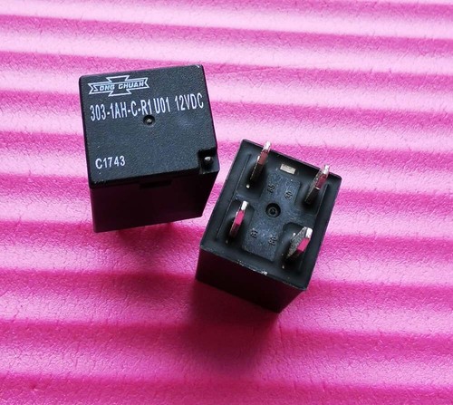 Relais Automobile SONG CHUAN 896E-1AH-C-R1 M50 12VDC - 4 Broches, Neuf