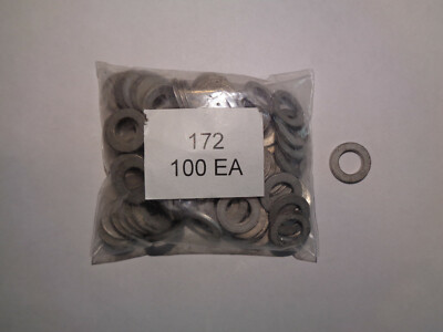 AIRCRAFT ENGINE WASHERS 172 BY PRATT & WHITNEY SET OF 100 EACH NEW