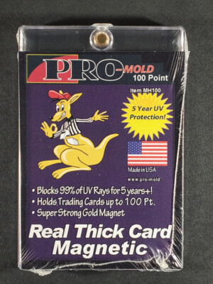 120x Pro Mold MH100 Original 100pt Magnetic Card Holder One Touch (6 Full Boxes)
