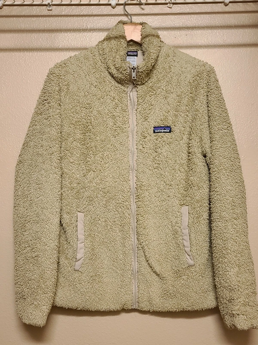 Patagonia L Jacket Women Los Gatos Fleece Cost Plush Khaki Tan