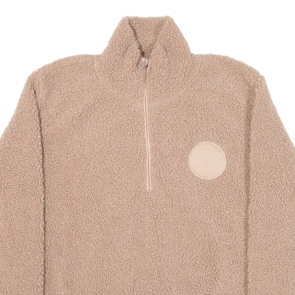 EMPORIO ARMANI Ropa de Dormir Mujer Pullover Chaqueta Beige M Foto 2 de 4