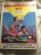 Geo-dynamics Kit NOS Explore Build Geometric 3-d Models Geometry 1988 Kim Hix 