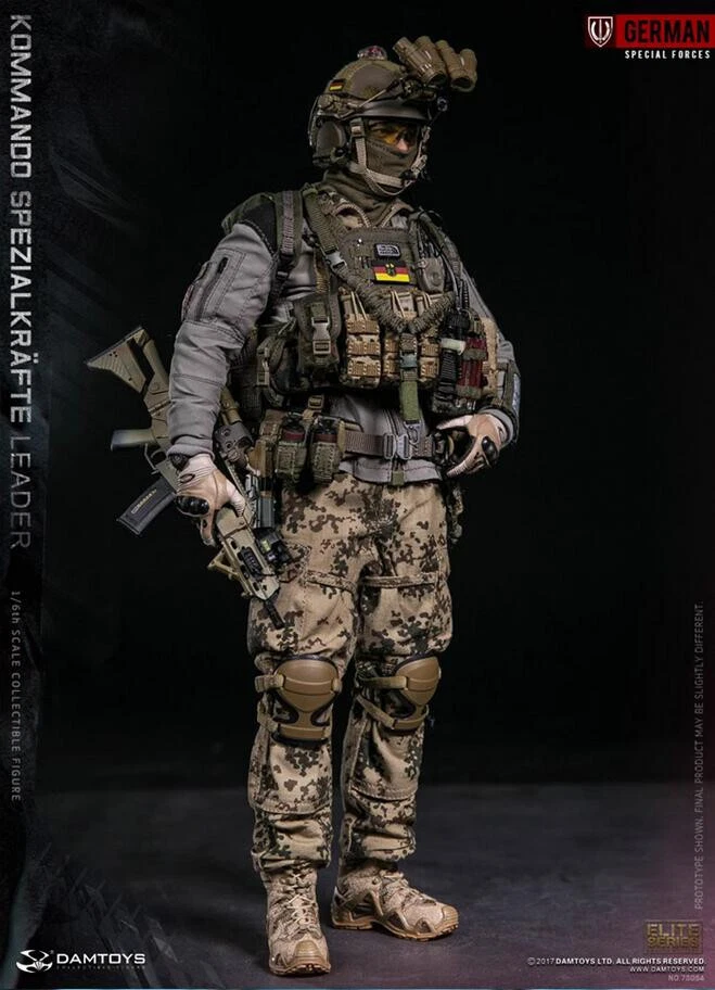 Figura de acción DAMTOYS 78054 KSK soldado alemán fuerzas especiales escala 1/6 en stock Foto 2 de 4