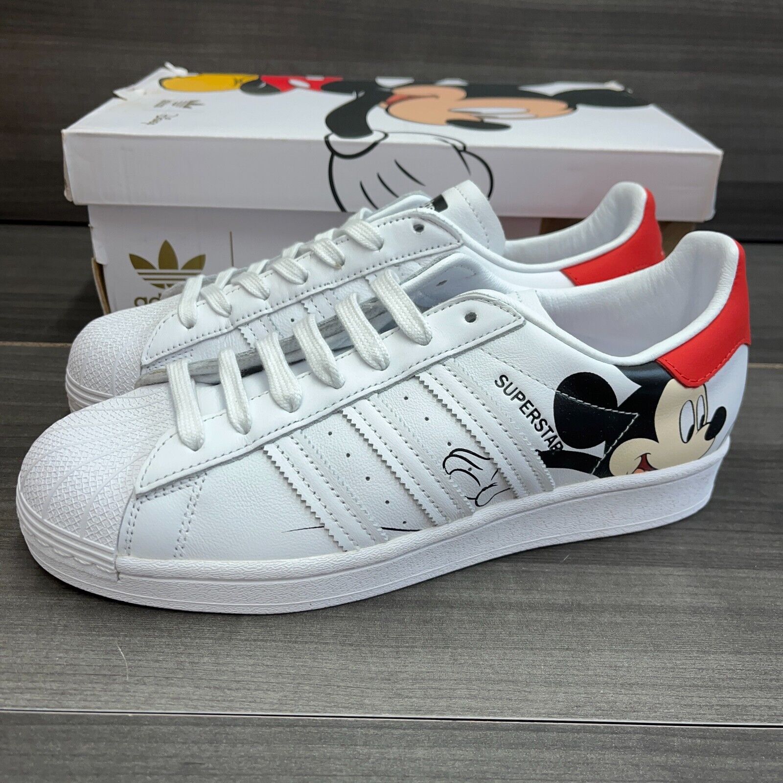 Adidas Disney Mickey Mouse Superstar Cloud White Core Black FW