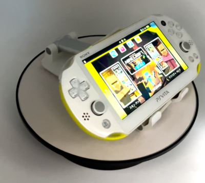 PS Vita PCH-2000 lime green white Sony console with cable FW 3.74