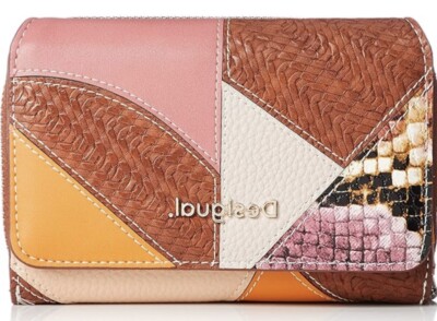 Desigual Sac téléphone portable orange pour femme - Mone Logout Dafne