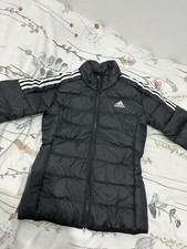 Adidas Essentials Down Puffer Jacket Women's Black White  - NEW GH4593
