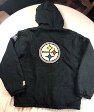 Starter Pro Line Pittsburgh Steelers Puffy Jacket Men s Xl