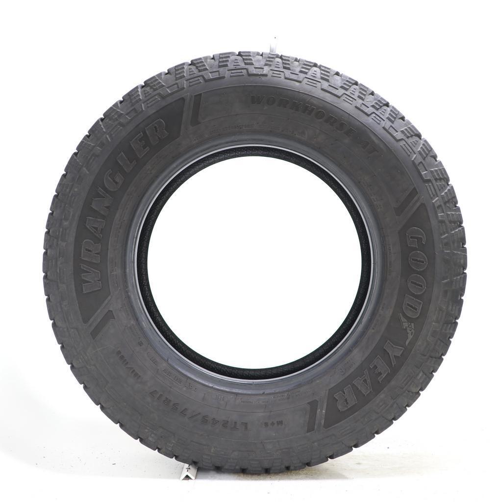 Used LT 245/75R17 Goodyear Wrangler Workhorse AT 121/118S E - 8/32 | eBay