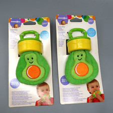 Baby R Us Fresh Food Feeder Raw Fresh Teether Alvacado Baby Toddler Terry Cloth