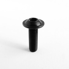 BLACK STAINLESS STEEL SOCKET BUTTON FLANGE BOLT  FAIRING BOLT