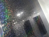 15 X Black Sparkle Wall Panels Pvc Plastic Cladding Panels - Sparkle Effect 15 X Black Sparkle Wall Panels Pvc Plastic Cladding Panels - Sparkle Effect